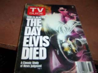 TV Guide August 15 21, 1981 The Day Elvis Died  