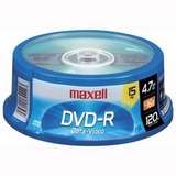 NEW MAXELL 638006 Maxell 16x DVD R Media   4.7GB   15 P  