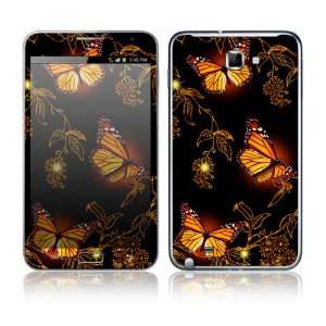  Samsung Galaxy Note Decal Skin Sticker   Golden Monarchs 