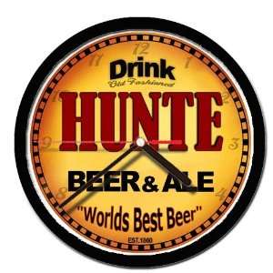  HUNTE beer and ale cerveza wall clock 