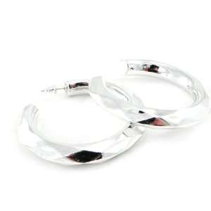    Hoop earringss of french touch Métisse silvery. Jewelry