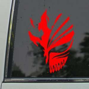  Bleach Red Decal Ichigo Kurosaki Truck Window Red Sticker 