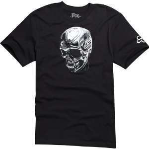 Fox Racing Skull Metal Premium Mens Short Sleeve Sports Wear Shirt w 