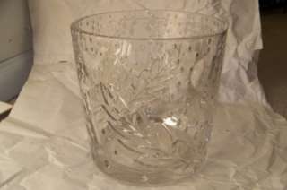 Marquis Waterford Crystal Ice Bucket, Bubbles & Leaves  