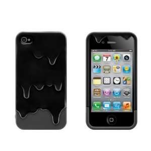  Melt Ice Cream Detachable Hard Case for Iphone 4s Black 
