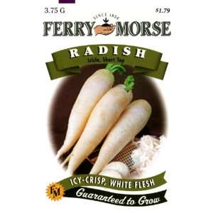  Ferry Morse Seeds 1352 Radish   Icicle, Short Top 3.75 