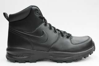 Nike Manoa ACG All Black Mens All weather Leather Classic Rugged Boots 