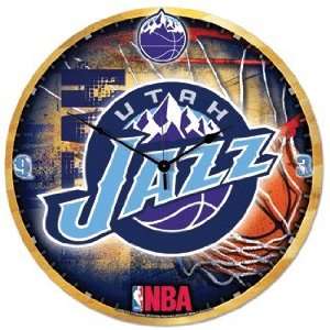   Utah Jazz Clock   High Definition Art Deco XL Style