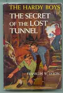 1958 Hardy Boys Secret of the Lost Tunnel Very Clean  