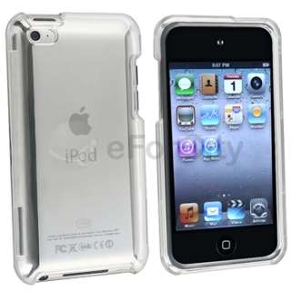 CRYSTAL CLEAR HARD COVER CASE + SCREEN PROTECTOR FOR APPLE iPOD TOUCH 