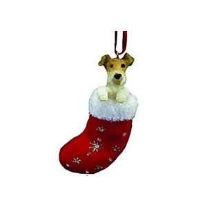    Santas Little Pals Wire Fox Terrier Ornament