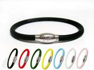 Magnetic Silicone Negative ion Sports Bracelet IVB001  