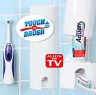 Touch N Brush WHITE Hands Free Toothpaste Dispenser BONUS 4X SONIC 