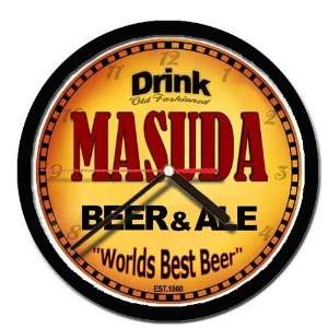  MASUDA beer and ale cerveza wall clock 