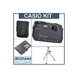  Casio Ex G1 Digital Camera Kit   Black   with 4 GB Micro 