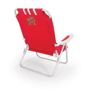  Maryland Terrapins Monaco Beach Chair (Red) Sports 