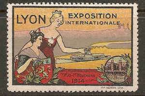 Lyon France Exposition International 1914  