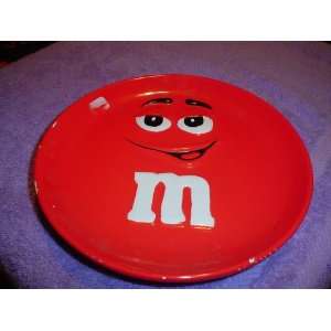  RED M&M COLLECTOR PLATE