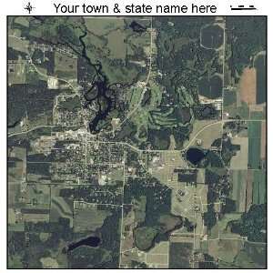    Aerial Photography Map of Iola, Wisconsin 2010 WI 