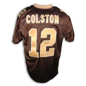 Marques Colston Autographed Jersey   Authentic   Autographed NFL 