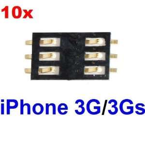  Neewer 10x iPhone 3G 3GS SIM Card Contact Connector Plate 