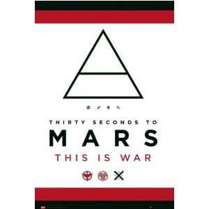 30 Seconds To Mars Poster This Is War Thirty
