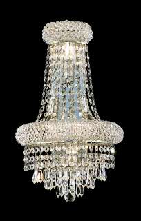W12 Primo Wall Sconce Crystal Lighting Fixture 4 Lts  