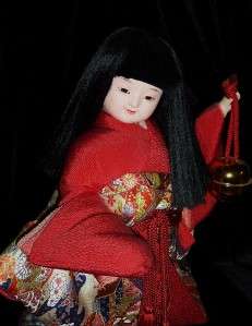   is for a Old Ceramic Japanese Doll Beautiful Dancing Doll Figure