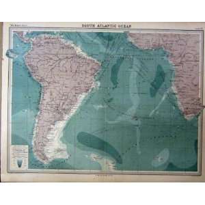  South Atlantic Ocean 1920 America Map