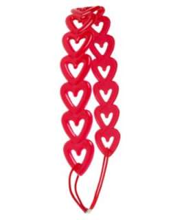 Red Jelly Heart Headband