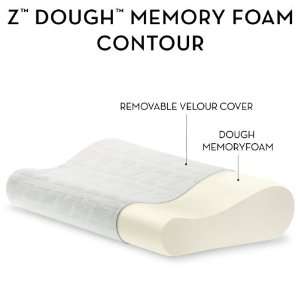 by Malouf TRAVEL SIZE Memory Foam Molded Contour Neck Pillow 