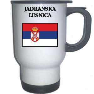  Serbia   JADRANSKA LESNICA White Stainless Steel Mug 
