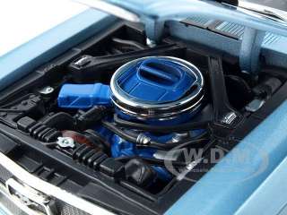   model of 1968 Ford Mustang CJ Cobra Jet Blue die cast car by Maisto