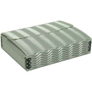   Corrugated Silver Wave Box   Sold individually