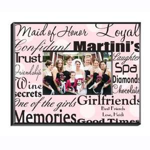  Personalized Maid of Honor Frame
