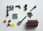 LOT of 60 Lego Pirates of the Caribbean MiniFigure Keychains   NEW 