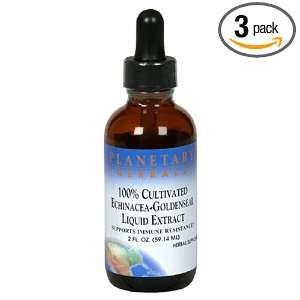 Planetary Herbals 100% Cultivated Echinacea Goldenseal Liquid Extract 