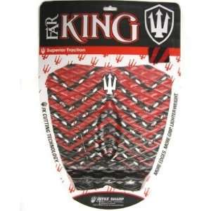  Far King Jayke Sharp Surfboard Traction Pad Black w/Red 