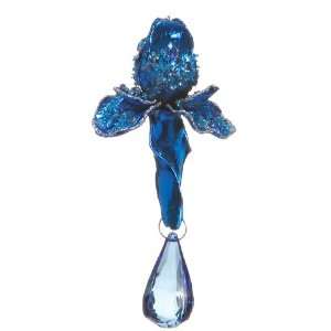  6 Iris Ornament Blue Violet (Pack of 6)