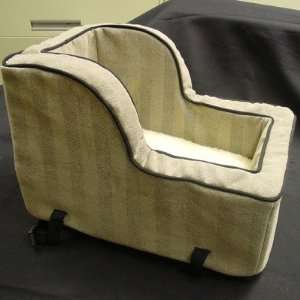   Luxury High Back Console Pet Car Seat Fabric Buckskin/Java Pet