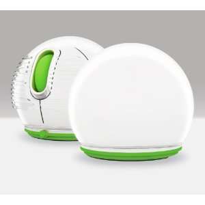  Jelfin Standard USB Mouse   Green Accent, White Skin, Can 