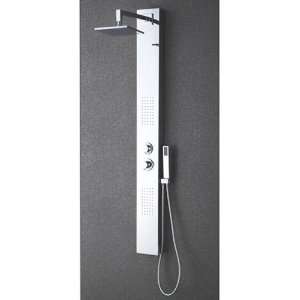 Luella Thermostatic Stainless Steel Shower Panel with Handspray and 