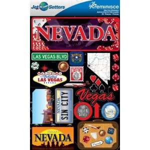  Jetsetters Nevada Die Cut Stickers Arts, Crafts & Sewing