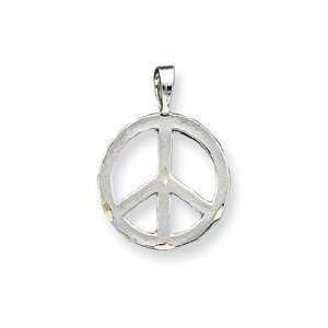  Sterling Silver Peace Symbol Charm Jewelry