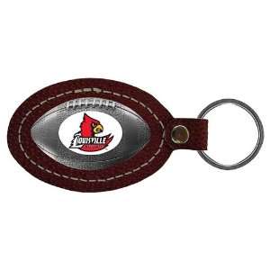  Louisville Cardinals NCAA Football Key Tag (Leather 
