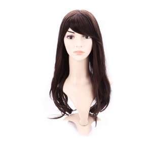    HDE (TM) Long Dark Brown Straight/Wavy Hairstyle Wig Toys & Games