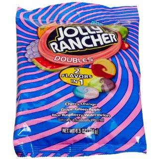 Jolly Rancher Doubles, 2 Flavors in 1, Assorted, 6.5 Ounce Bags (Pack 