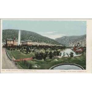   Reprint Glenwood Springs CO   Hotel Colorado 1900 1909