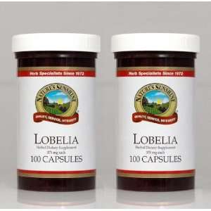 Naturessunshine Lobelia Herbal Dietary Supplement 375 mg 100 Capsules 