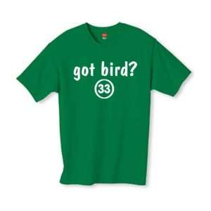 Mens Got Bird ? Throwback Kelly Green T Shirt Size Medium 